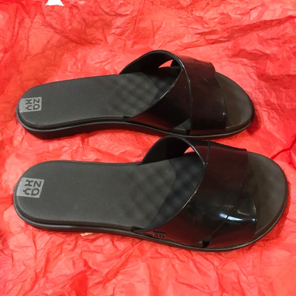 NEW Zaxy Soul Slide Fem Slippers Women's Size 6 Black Slip On - Picture 3 of 5